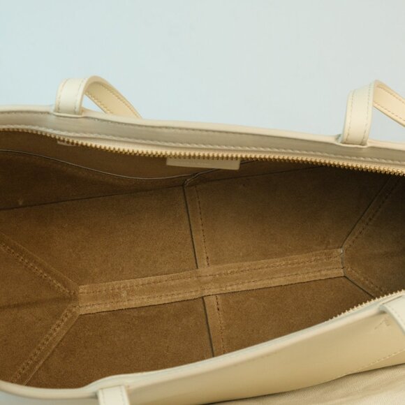 Loewe Puzzle Fold Cropped Tote Shoulder Bag, Ivory - Picture 10 of 16